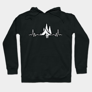 Camping Heartbeat Hoodie